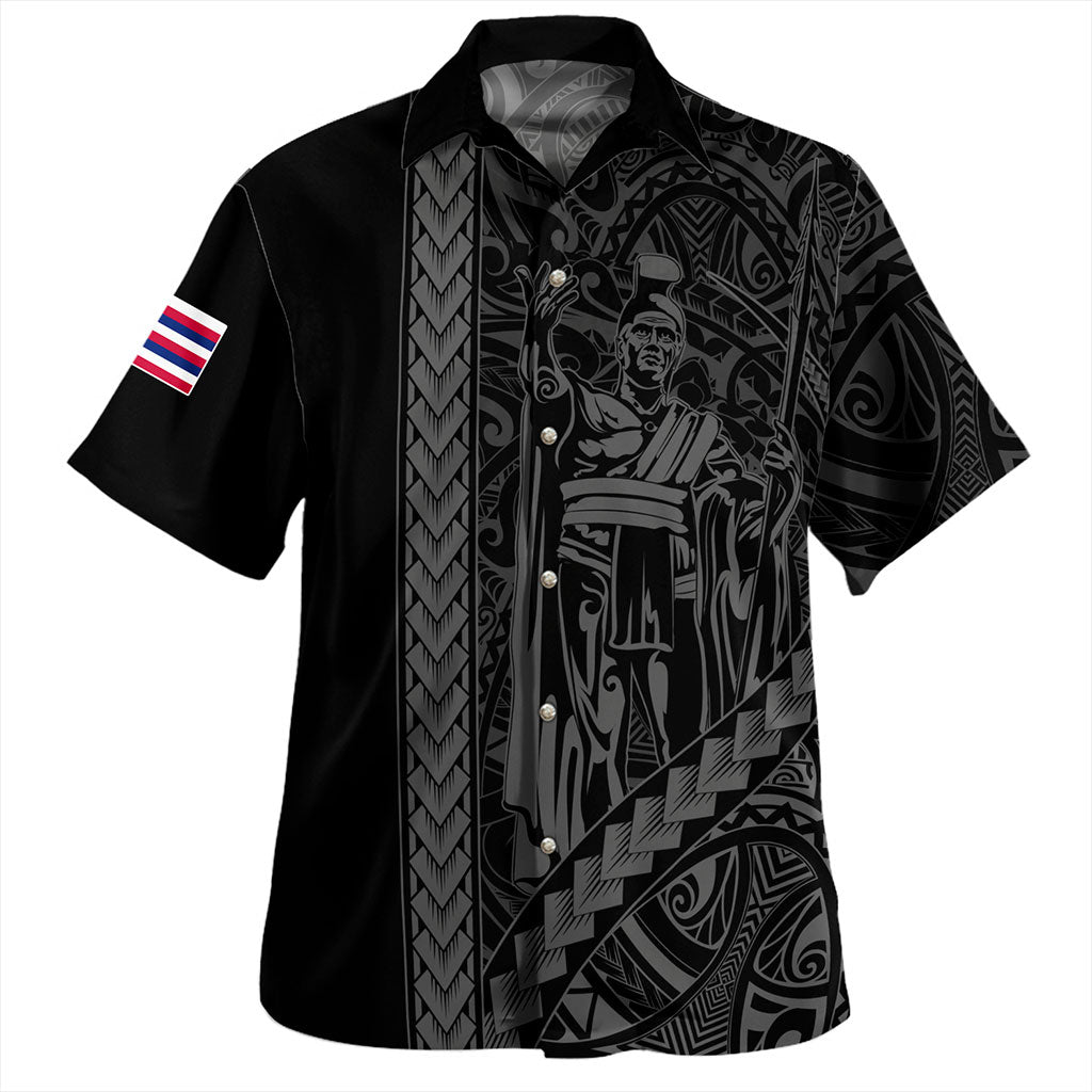Hawaii Hawaiian Shirt Tribal Polynesian King Kamehameha