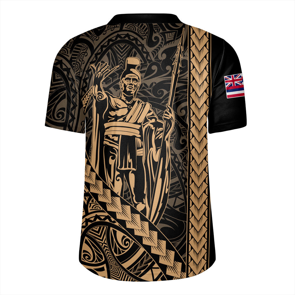 Hawaii Rugby Jersey Tribal Polynesian King Kamehameha