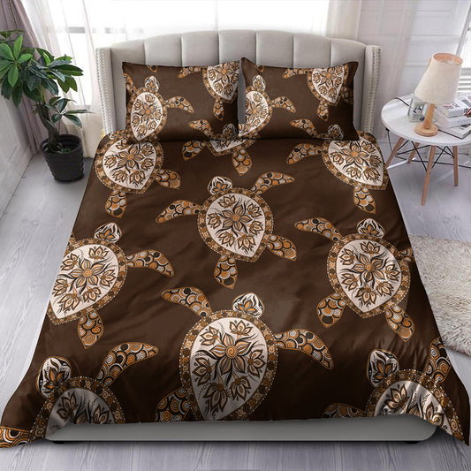 Hawaii Bedding Set Turtle Plumeria Grown
