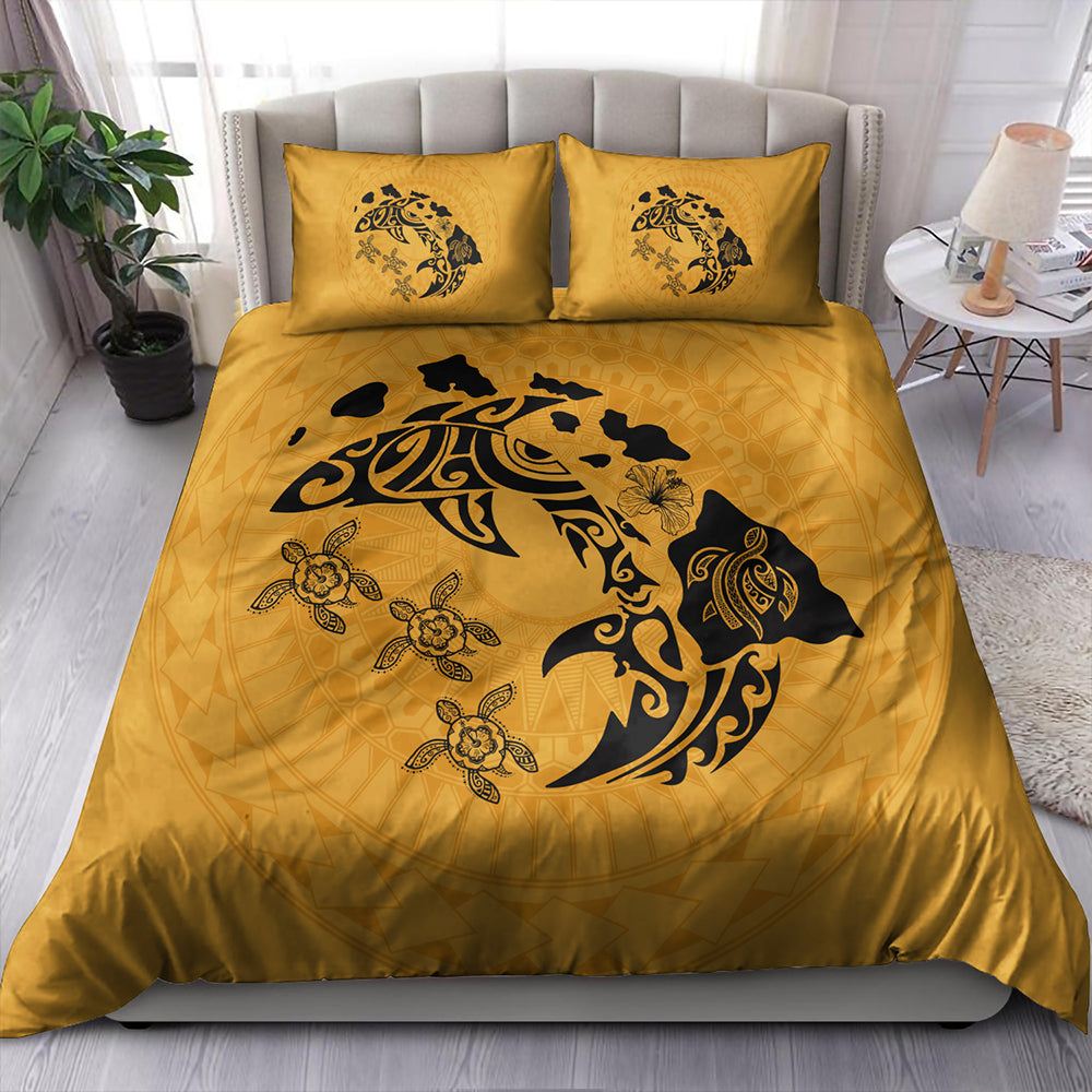 Hawaii Bedding Set Love Animal Polynesian
