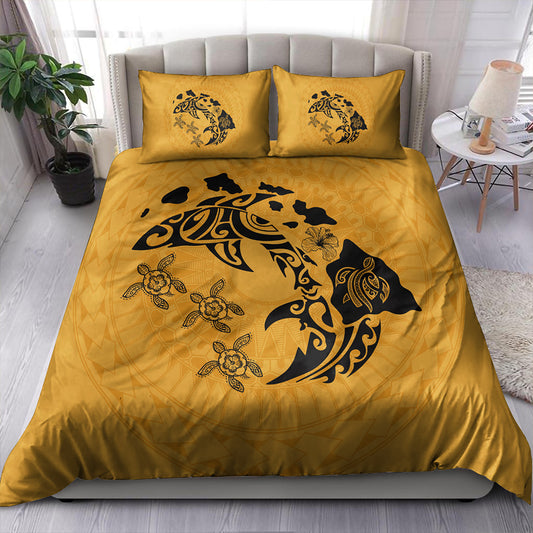 Hawaii Bedding Set Love Animal Polynesian