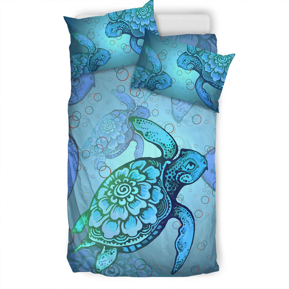 Hawaii Bedding Set Turtle Beauty