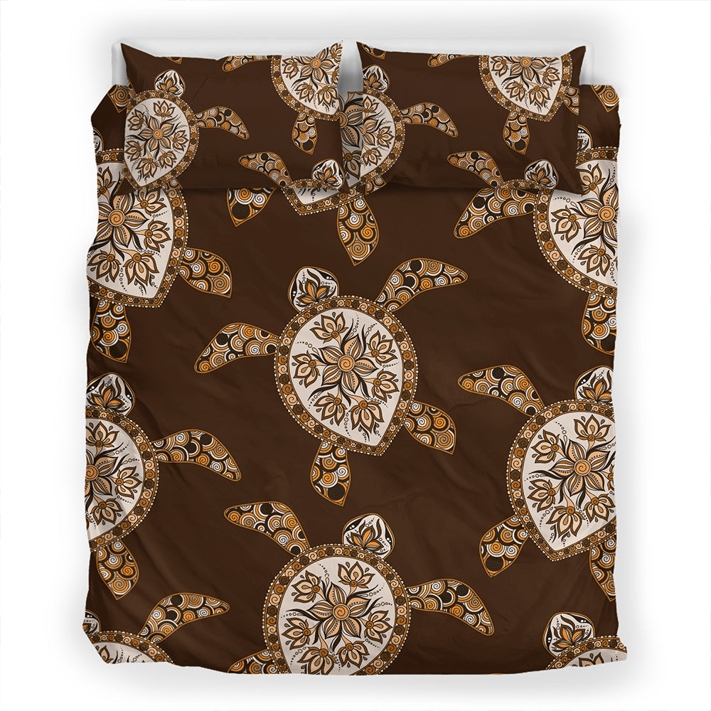 Hawaii Bedding Set Turtle Plumeria Grown