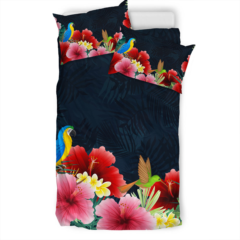 Hawaii Bedding Set Forest Hibiscus