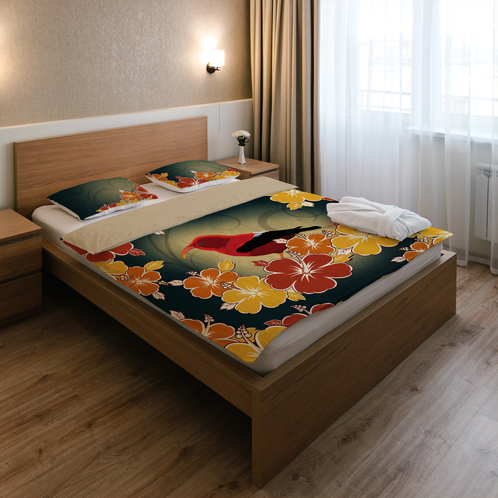 Hawaii Bedding Set Honeycreeper Hibiscus