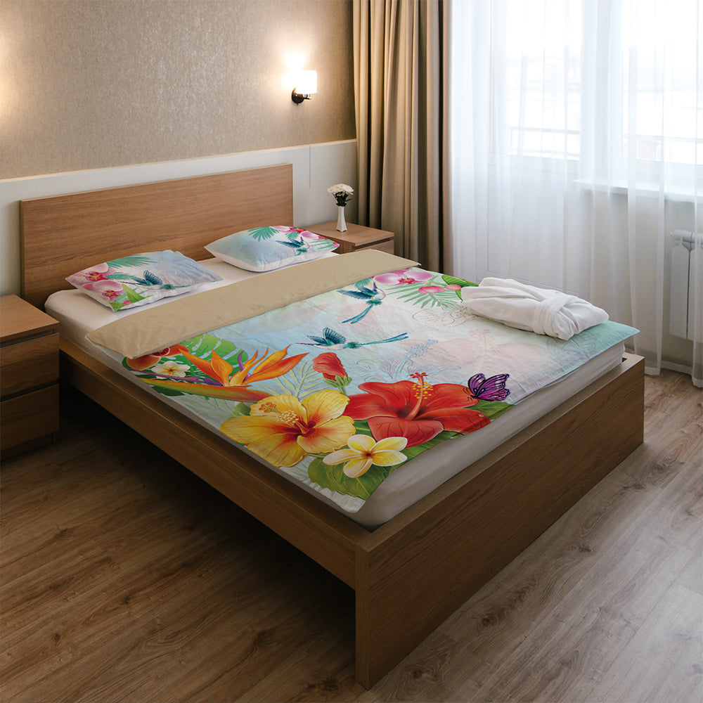 Hawaii Bedding Set Hibiscus In Jung