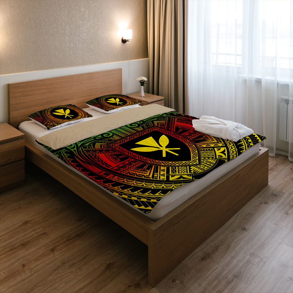 Hawaii Bedding Set Kanaka Maoli Center Polynesian