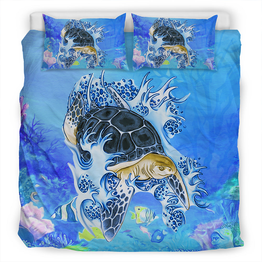 Hawaii Bedding Set Turtle Cool