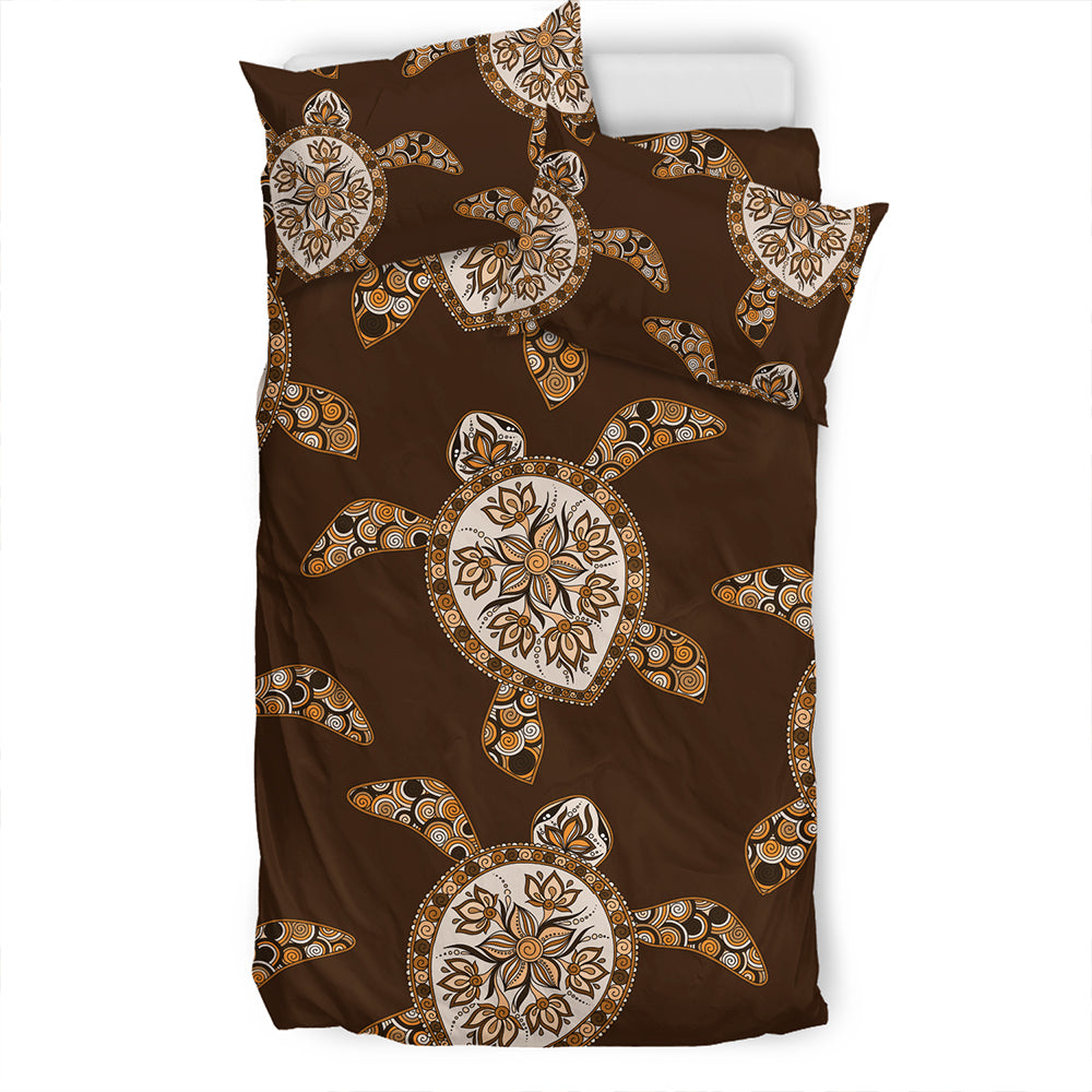 Hawaii Bedding Set Turtle Plumeria Grown