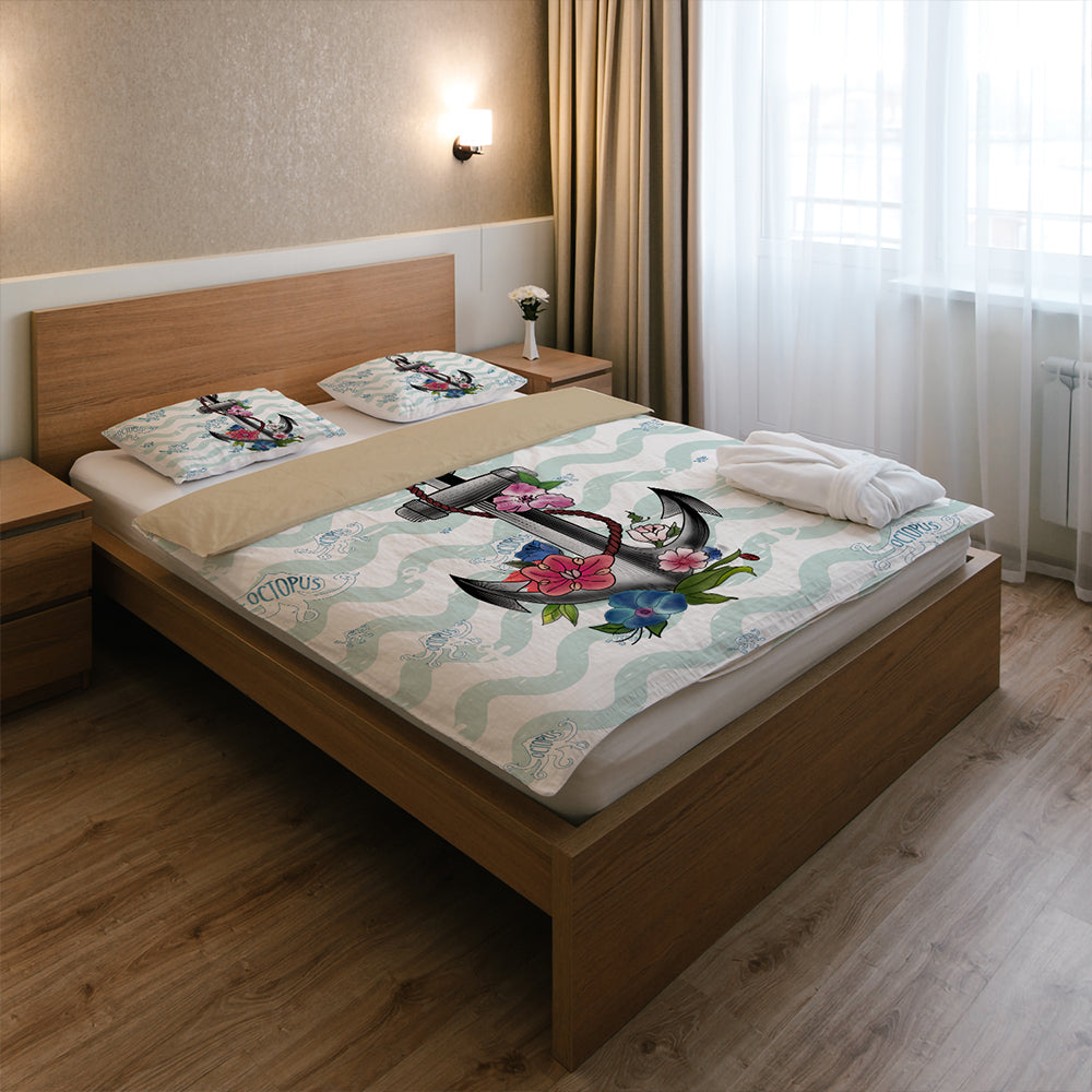 Hawaii Bedding Set Anchor Hibiscus