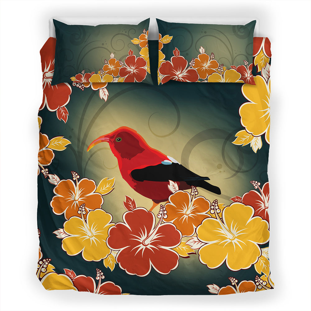 Hawaii Bedding Set Honeycreeper Hibiscus