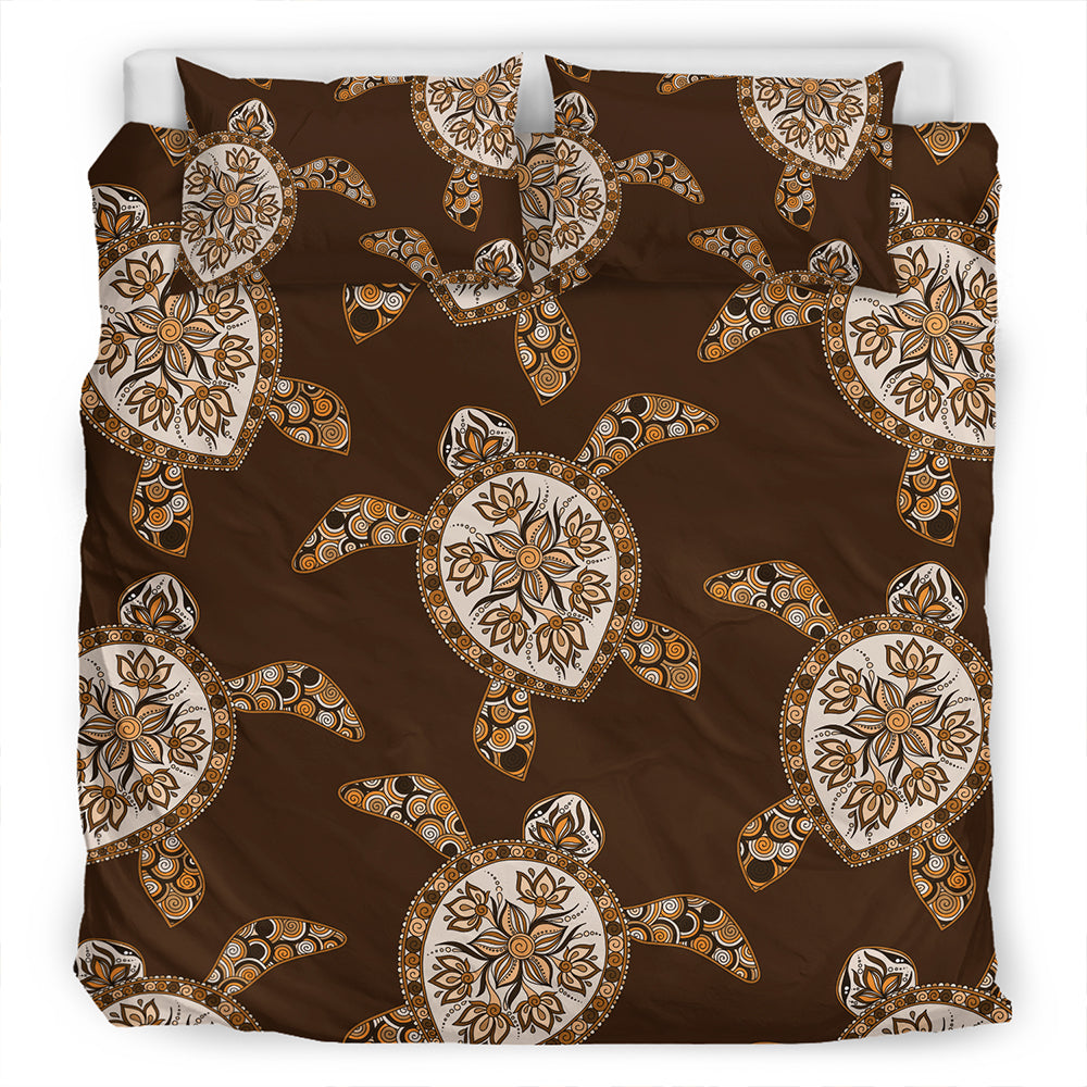 Hawaii Bedding Set Turtle Plumeria Grown