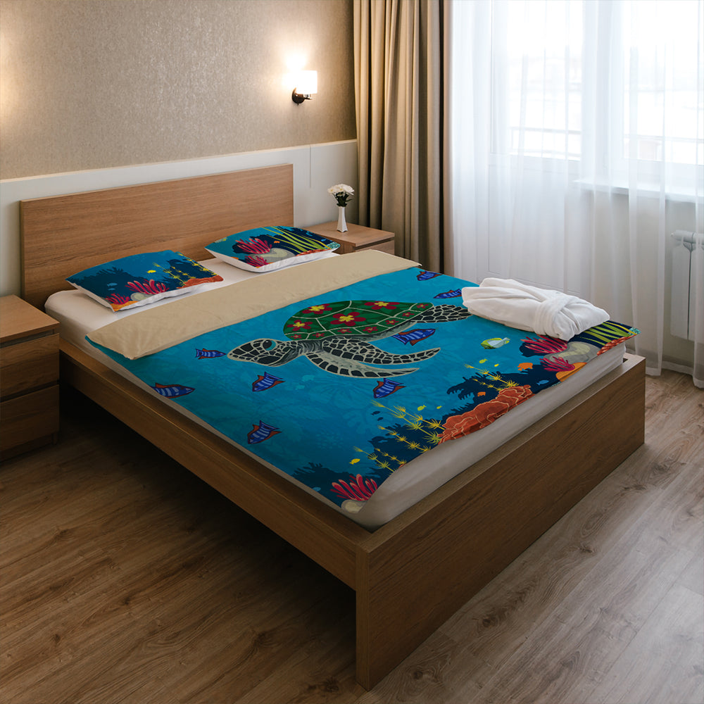 Hawaii Bedding Set Sea Cartoon