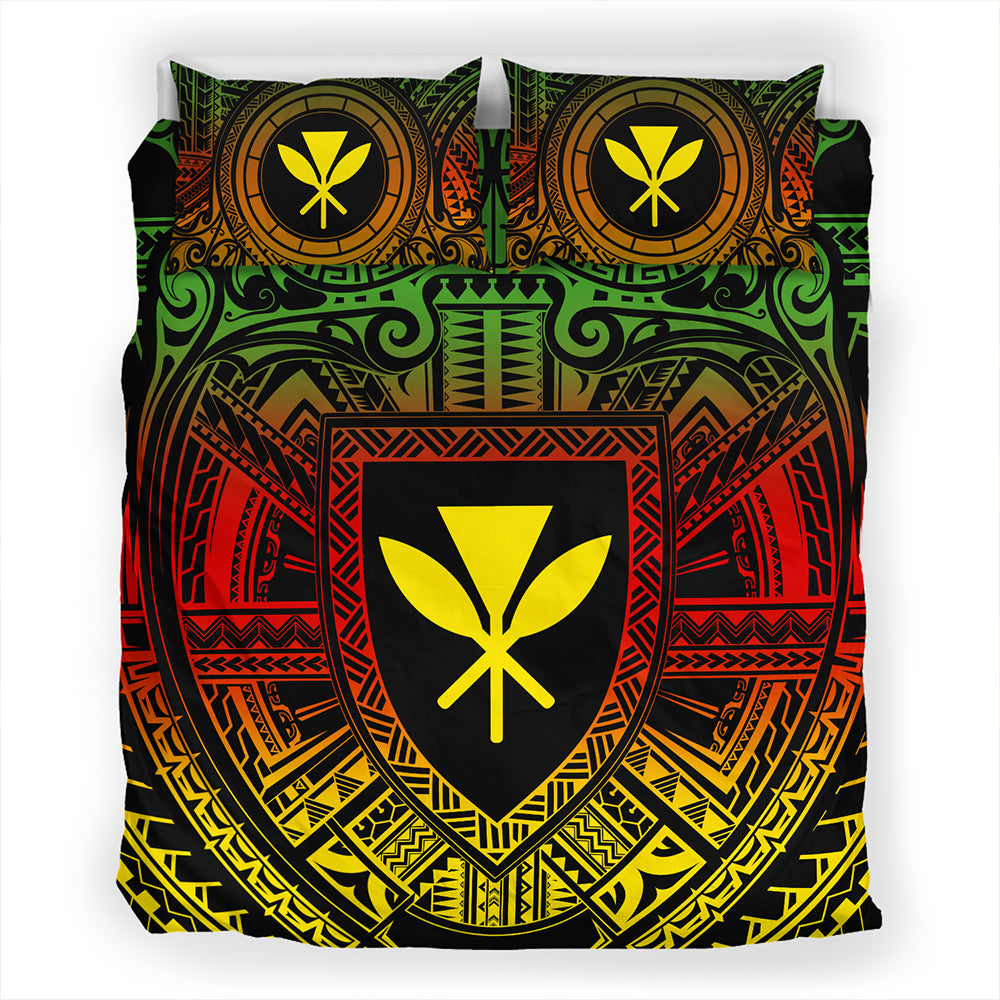 Hawaii Bedding Set Kanaka Maoli Center Polynesian