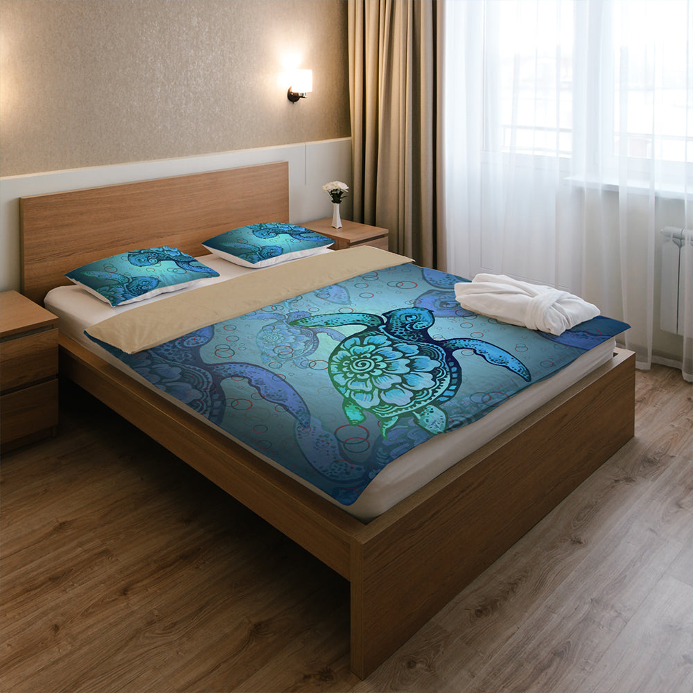 Hawaii Bedding Set Turtle Beauty