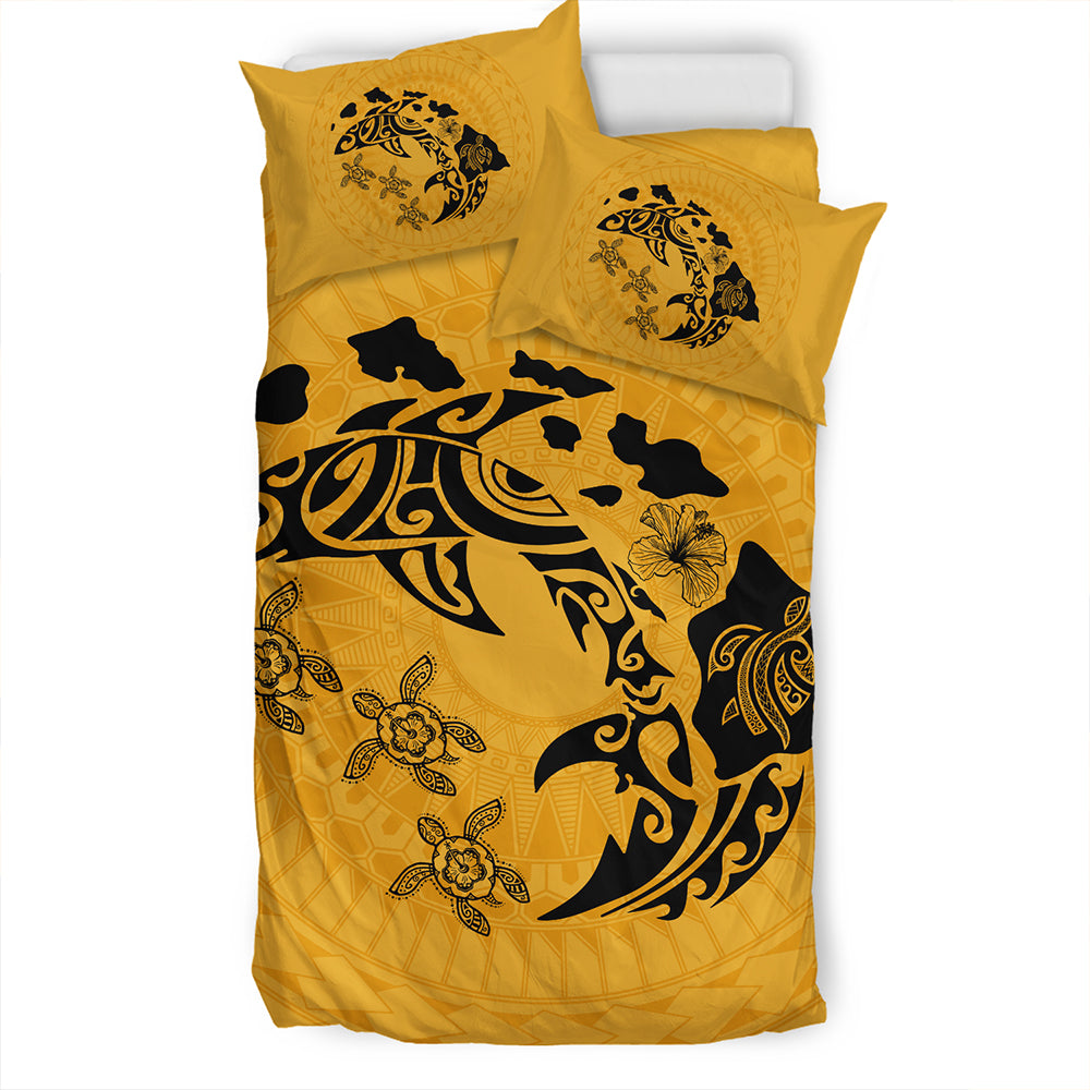 Hawaii Bedding Set Love Animal Polynesian