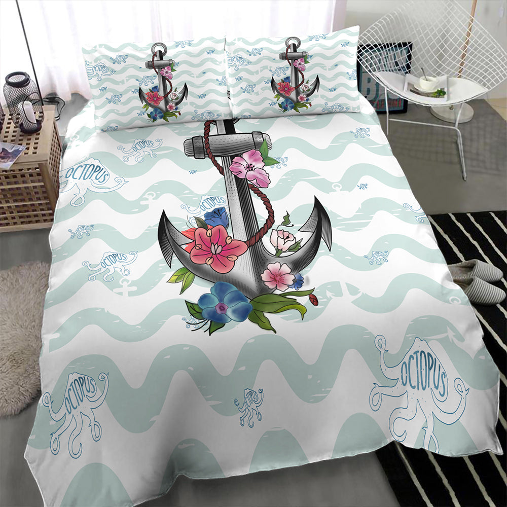 Hawaii Bedding Set Anchor Hibiscus