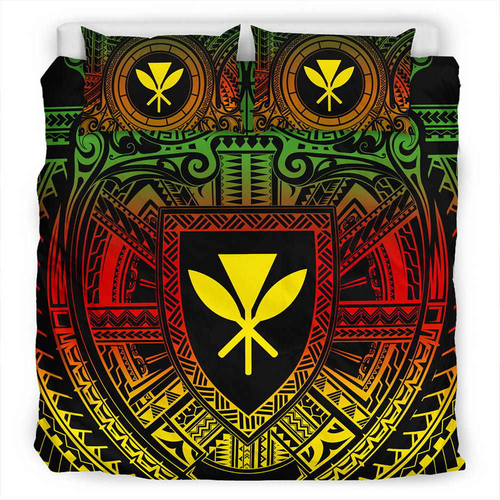 Hawaii Bedding Set Kanaka Maoli Center Polynesian