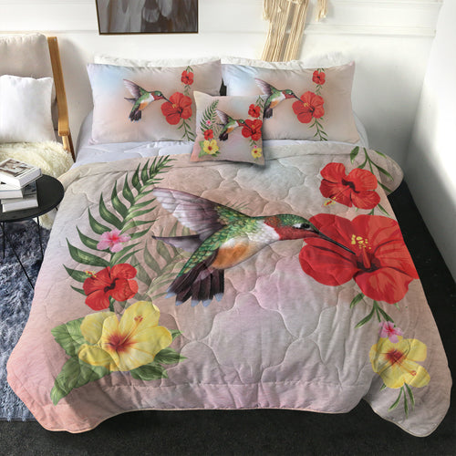 Hawaii Comforter Hibiscus Bird