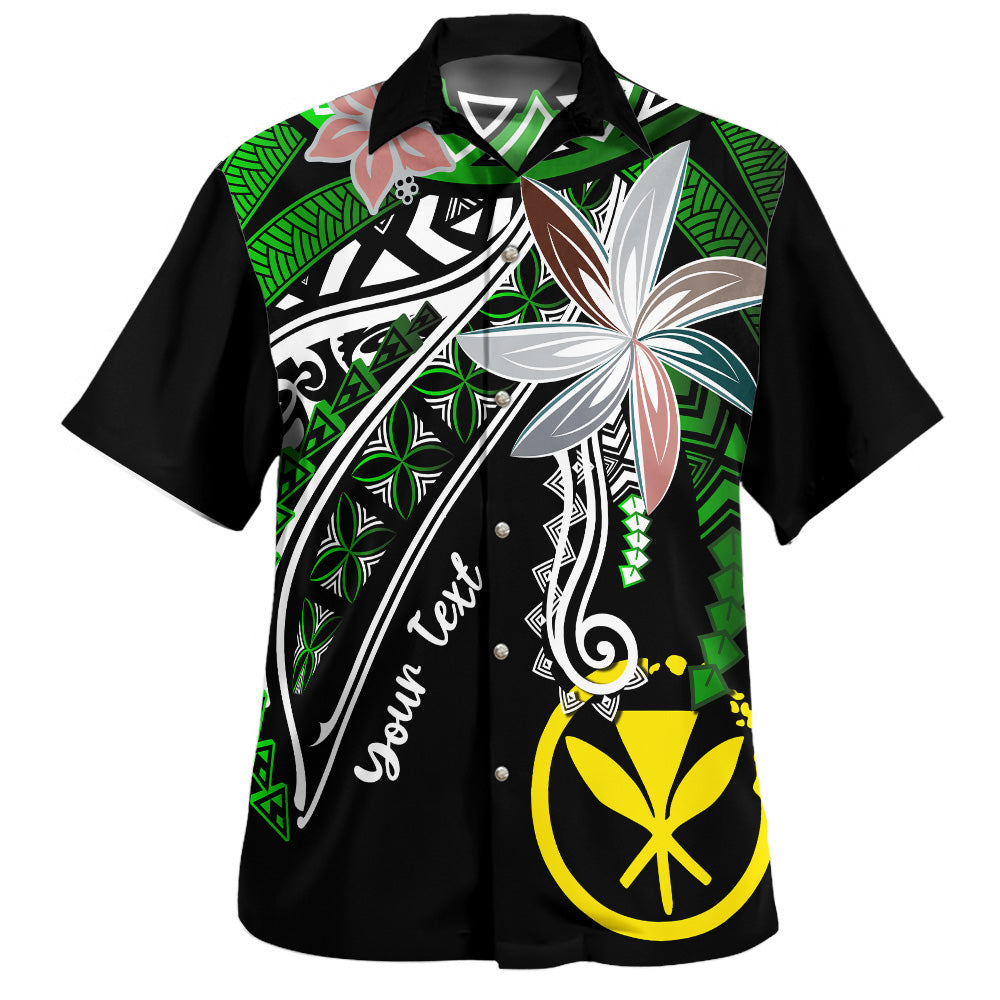 Hawaii Hawaiian Shirt Custom Personalised Fanciful Forest Green