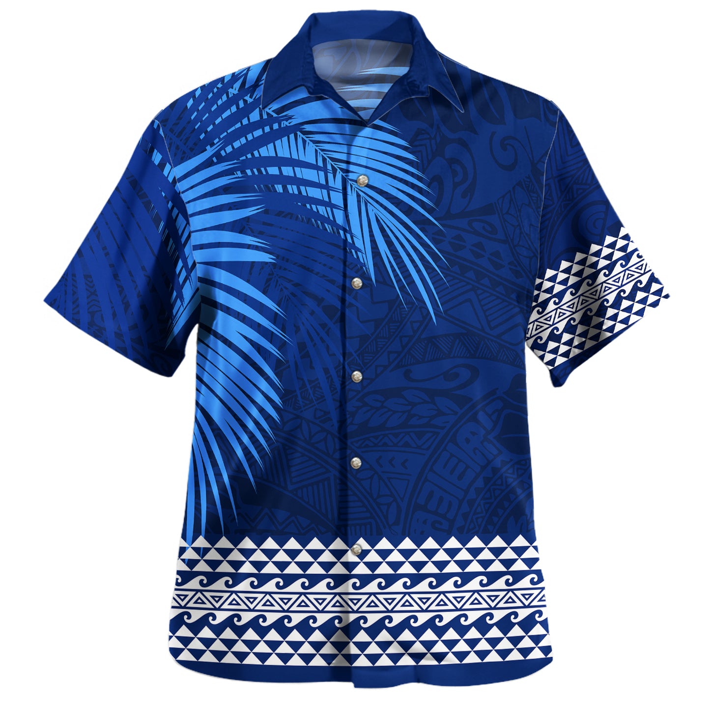Hawaii Combo Dress And Shirt Polynesian Fabric Leaves