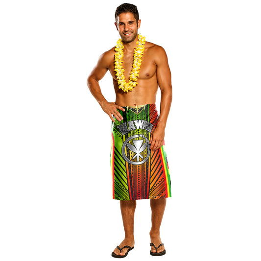 Hawaii Polynesian Lavalava - Tribal Ornamental