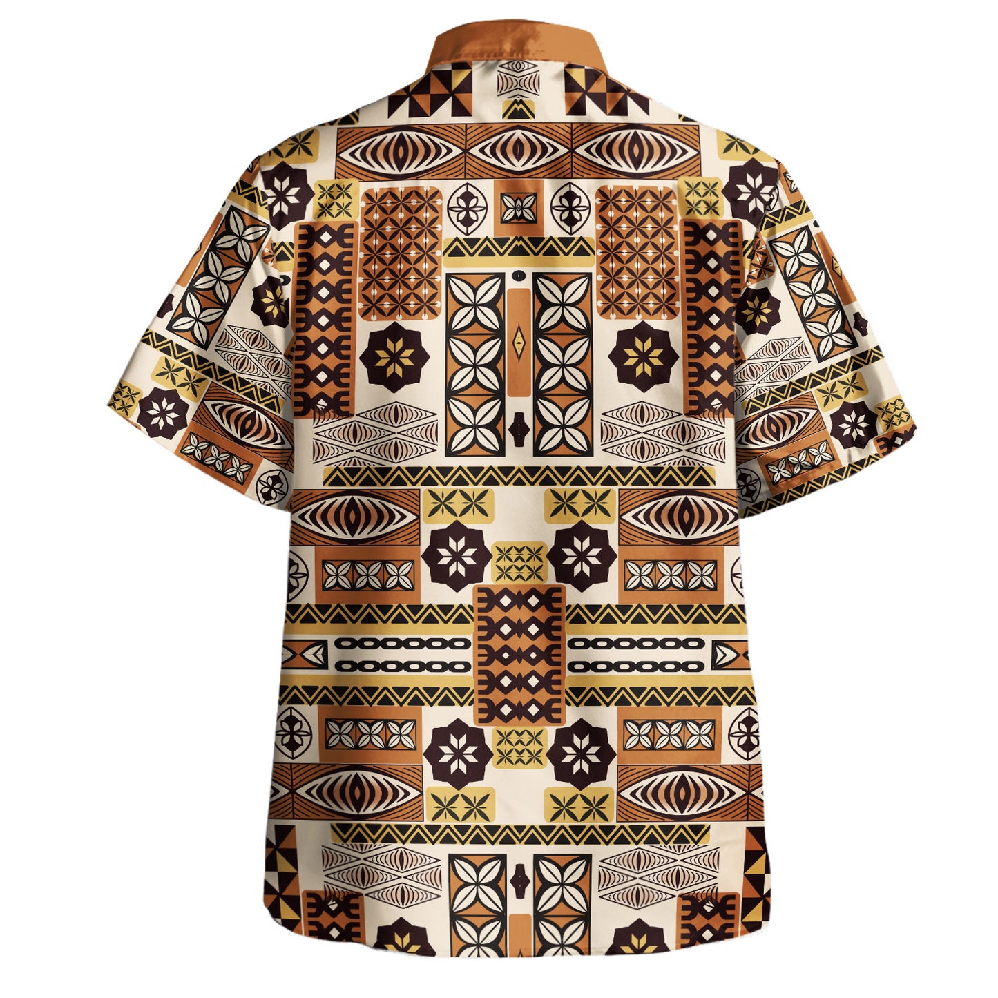 Tonga Combo Puletasi And Shirt Ngatu Tapa Pattern