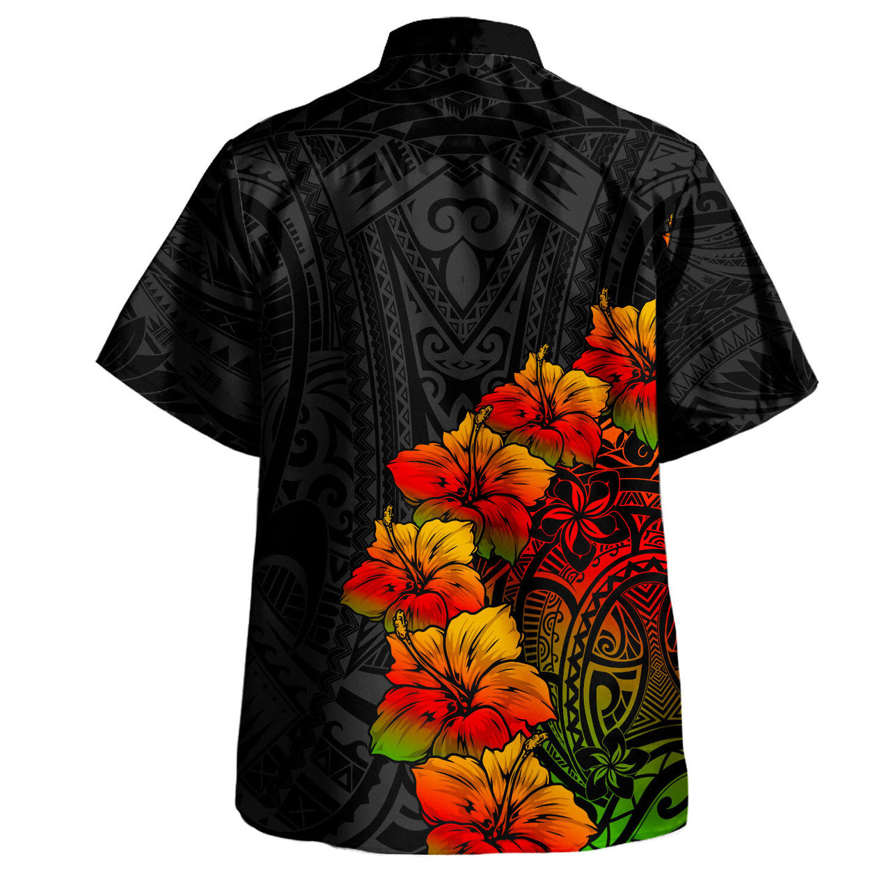 Custom Philippines Filipinos Hawaiian Shirt Polynesian Floral Spirit Sage Green