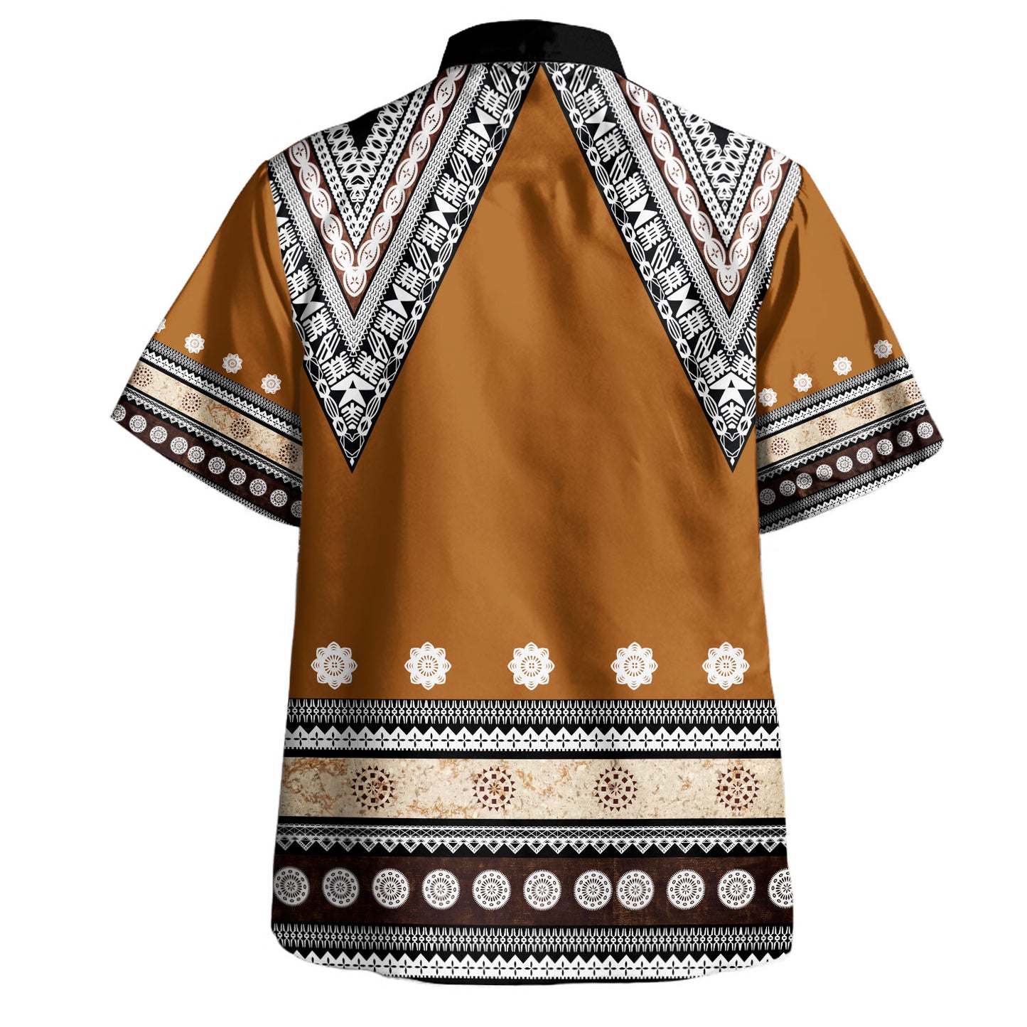 Vanuatu Hawaiian Shirt Tribal Pattern Flag Grunge