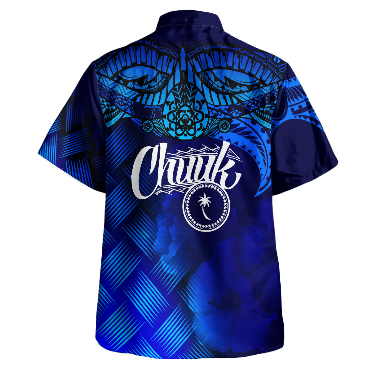 Chuuk Polynesian Hawaiian Shirt - Lauhala Coat Of Arms