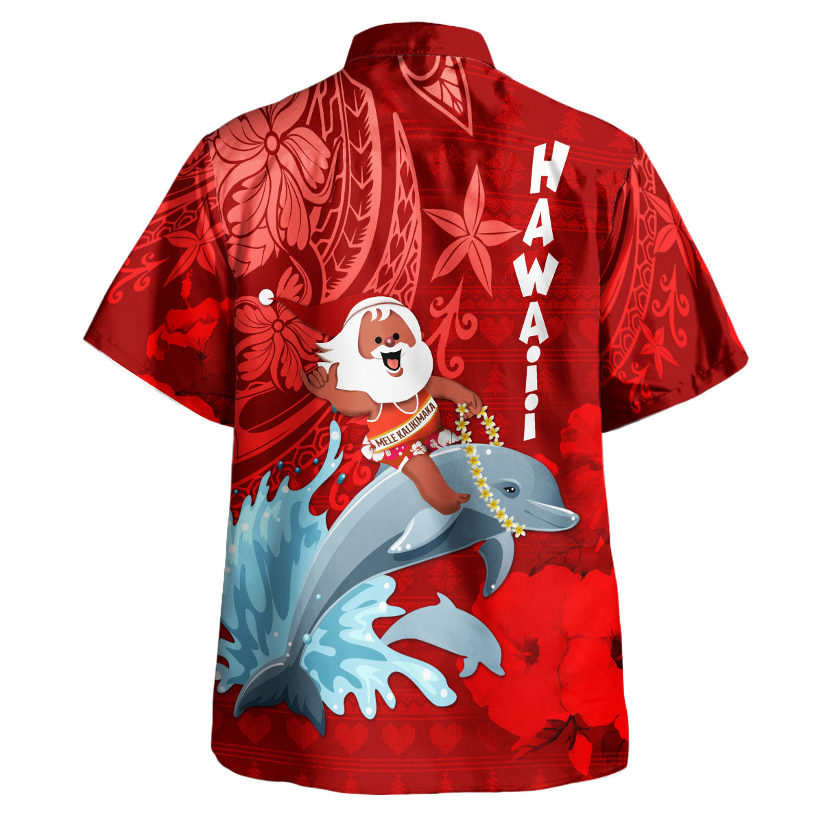 Hawaii Polynesian Christmas Hawaiian Shirt - Polynesian Santa Christmas Ugly Hawaiian Shirt