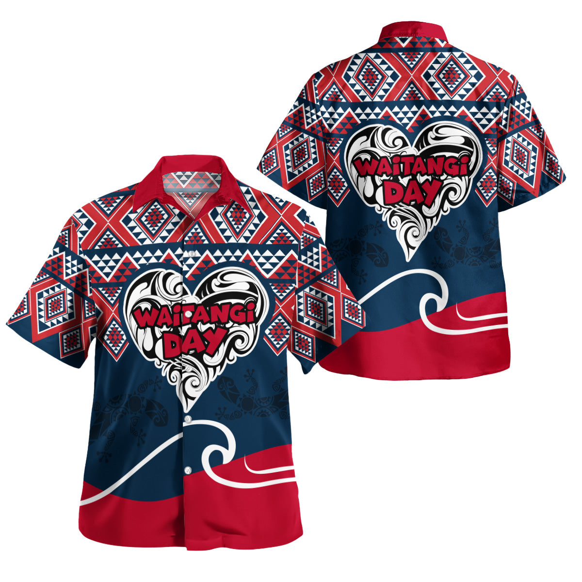 New Zealand Waitangi Day Hawaiian Shirt - New Zealand Culture Happy Waitangi Day Gold Coast