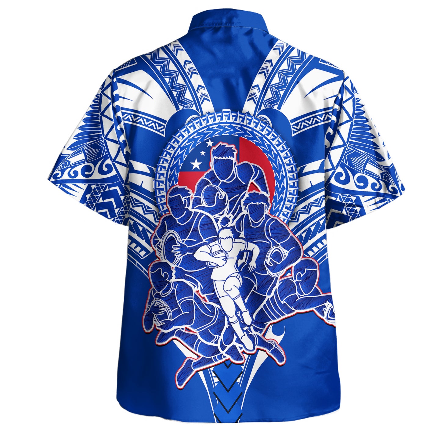 Toa Samoa Hawaiian Shirt Rugby Player Sport Style