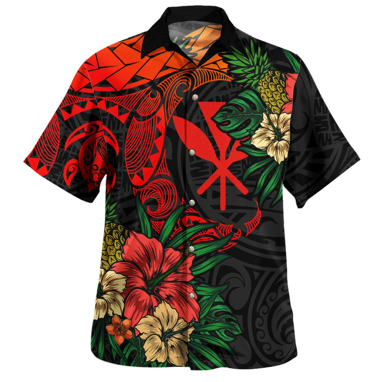 Hawaii Combo Short Sleeve Dress And Shirt Polynesian Kanaka Tropical
