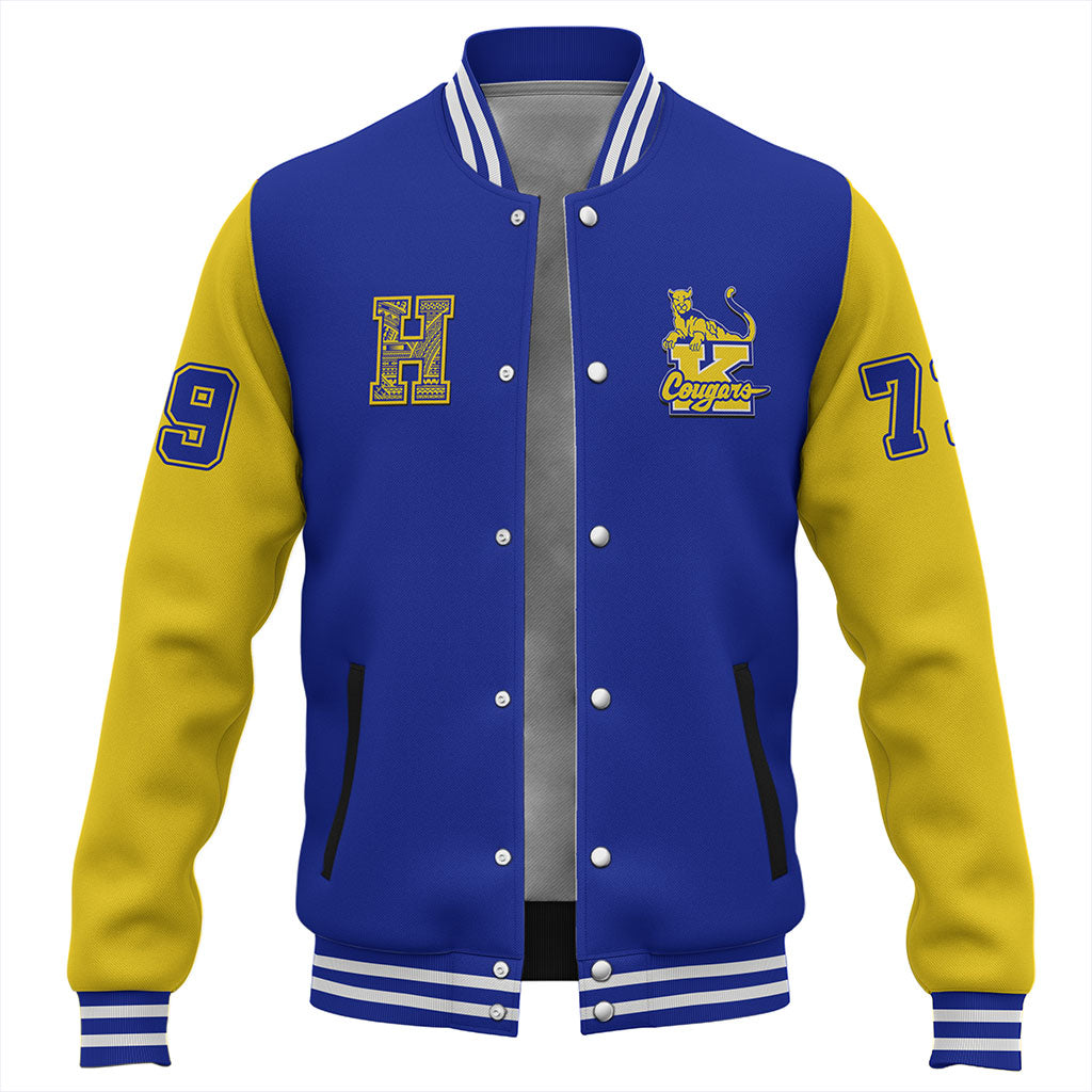 Hawaii Baseball Jacket Henry J. Kaiser High School Polynesian Letters Style
