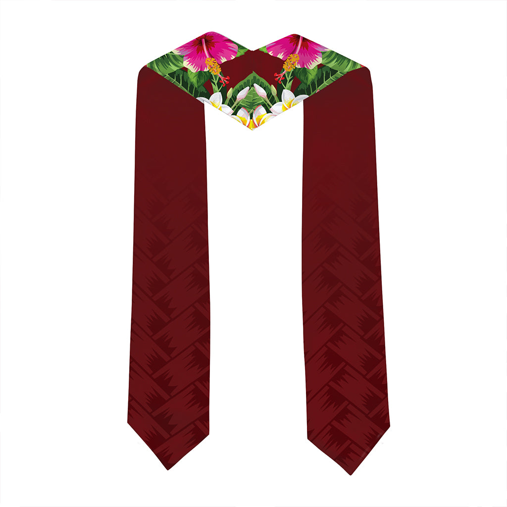 Hawaii Graduation Stole Custom Henry Perrine Baldwin High School Class 2026 Tropical Hibiscus Island Style