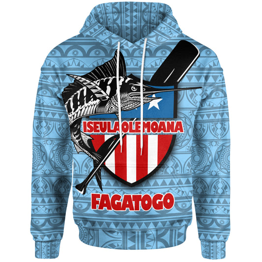 American Samoa Polynesian Hoodie - Iseula o le Moana of Fagatogo Polynesian Pattern