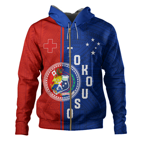 Tokouso Hoodie - Custom Tonga And Samoa Together