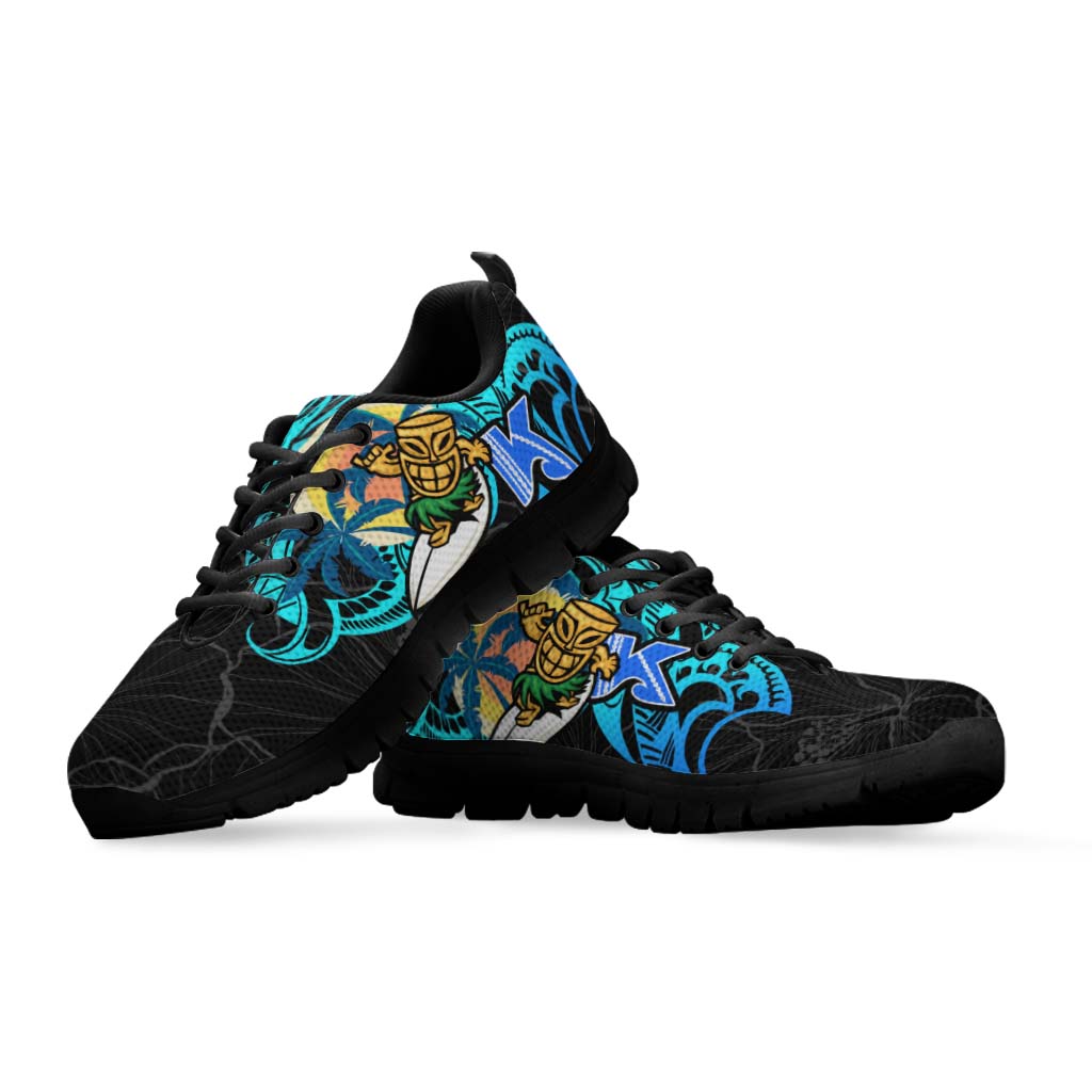 Hawaii Sneakers - Kailua High School Polynesian Tribal Pattern
