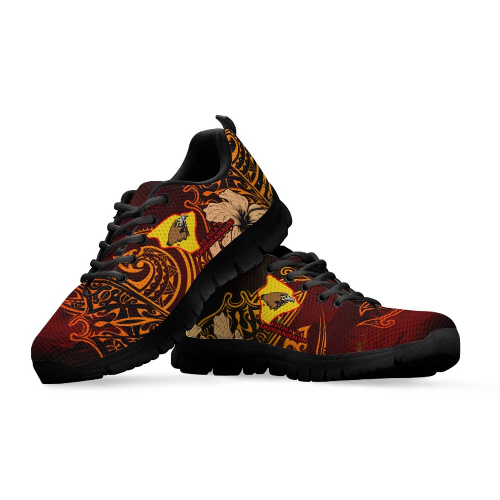 Hawaii Sneakers - Ke Kula o Ehunuikaimalino Polynesian Pattern