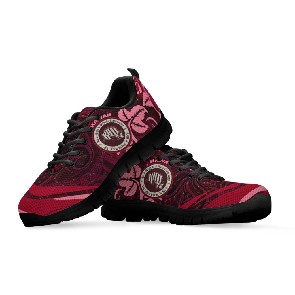 Hawaii Sneakers - Keaʻau High School Polynesian Pattern Art