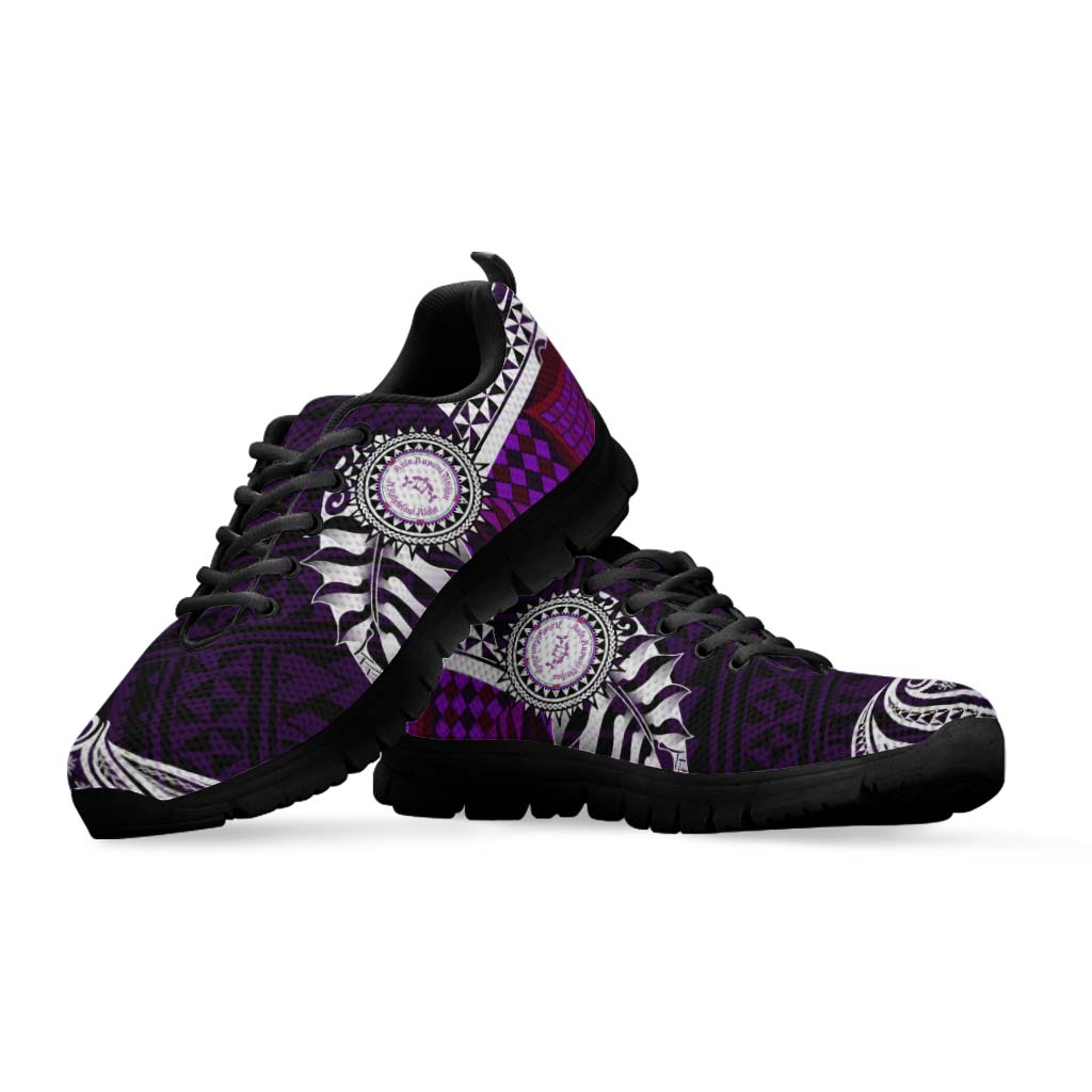 Hawaii Sneakers - Ni'ihau High and Elementary School Polynesian Pattern
