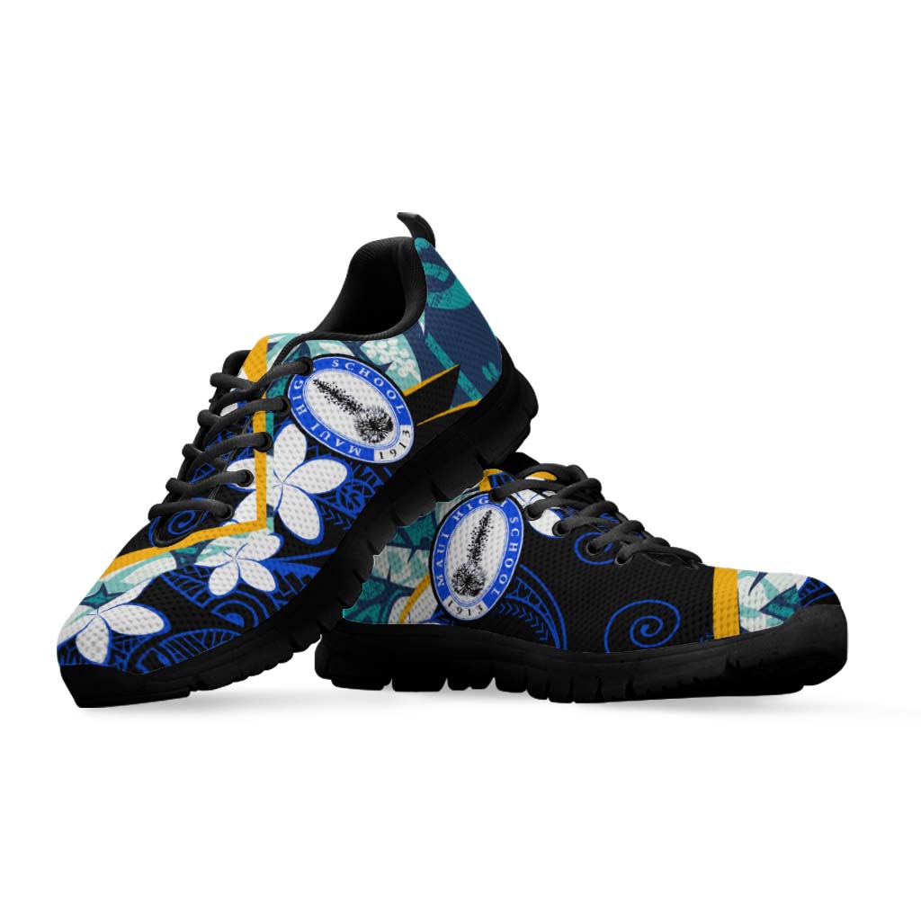 Hawaii Sneakers - Maui High School Polynesian Tribal Pattern