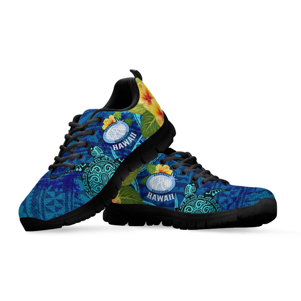 Hawaii Sneakers - Kelakehe High School Polynesian Tribal Pattern