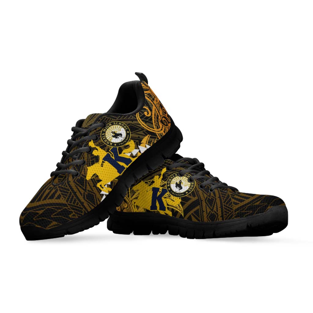 Hawaii Sneakers - Kohala High School Polynesian Tribal Pattern