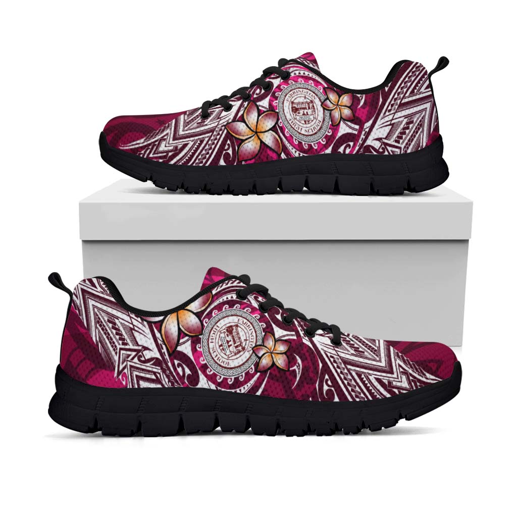 Hawaii Sneakers - Farrington High School Polynesian Tribal Pattern