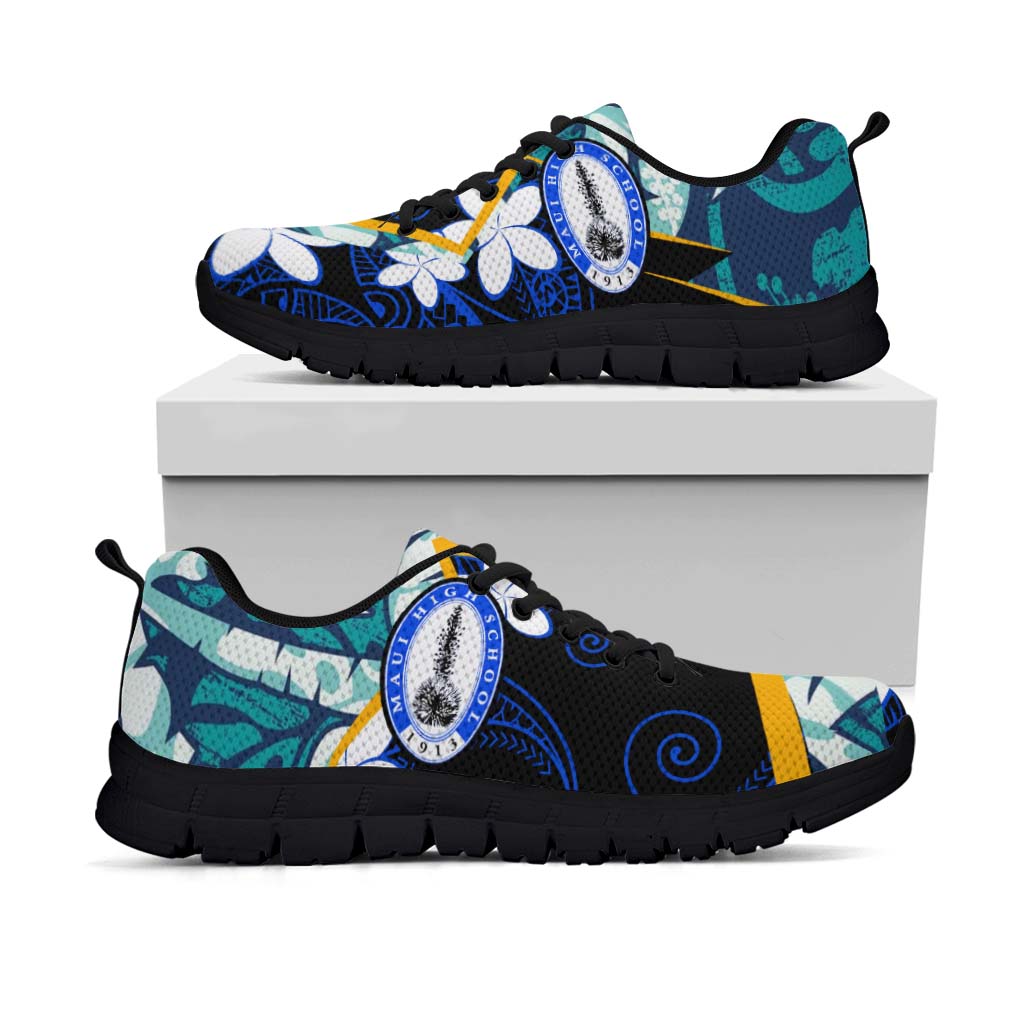 Hawaii Sneakers - Maui High School Polynesian Tribal Pattern