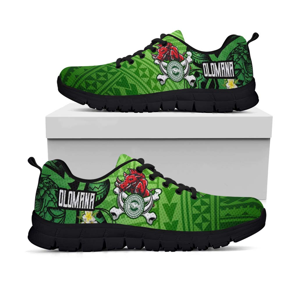 Hawaii Sneakers - Olomana High & Intermediate School Polynesian Pattern