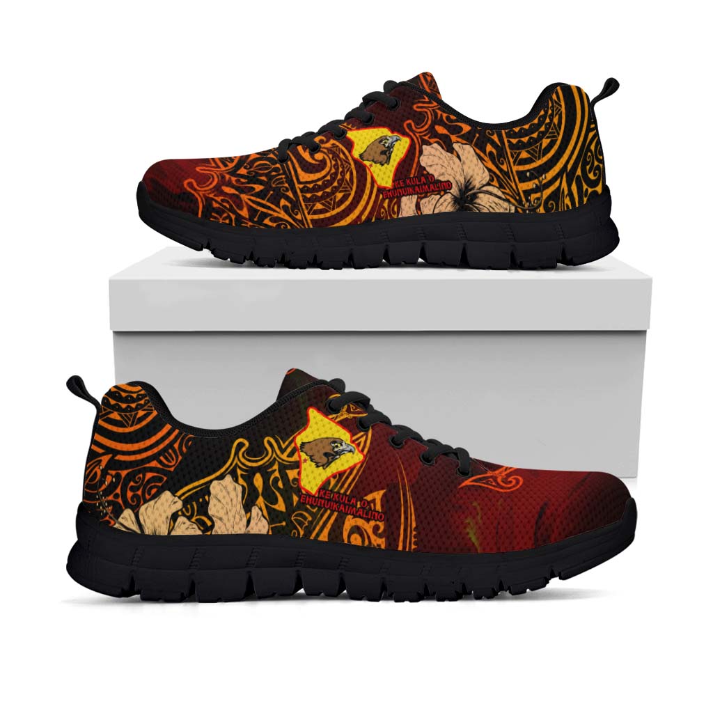 Hawaii Sneakers - Ke Kula o Ehunuikaimalino Polynesian Pattern