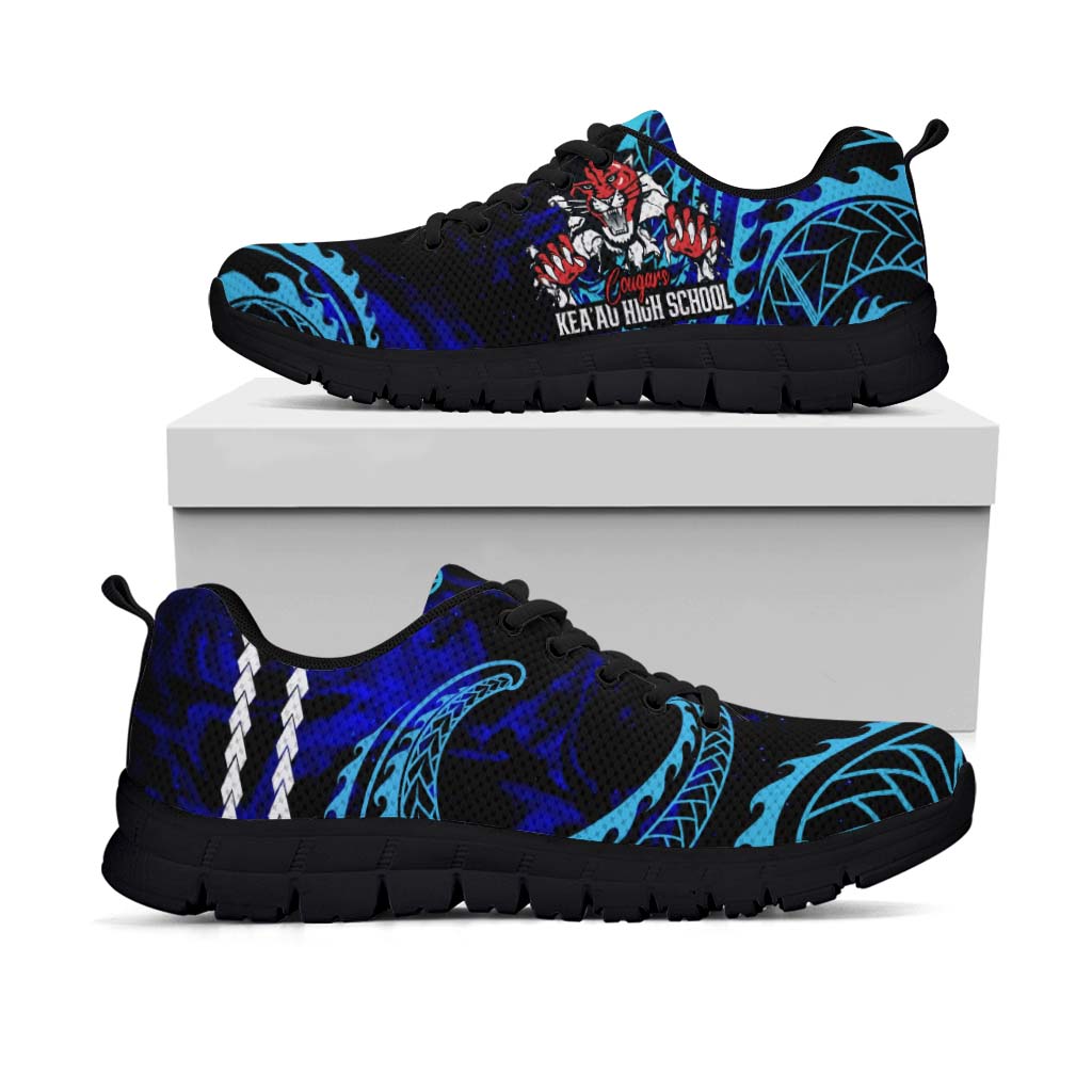 Hawaii Sneakers - Keaʻau High School Polynesian Tribal Pattern Art